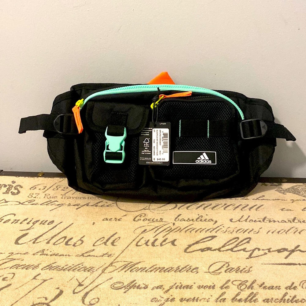 Black/coral/mint green Cross body/ Fanny back … Never Worn - Tags still on